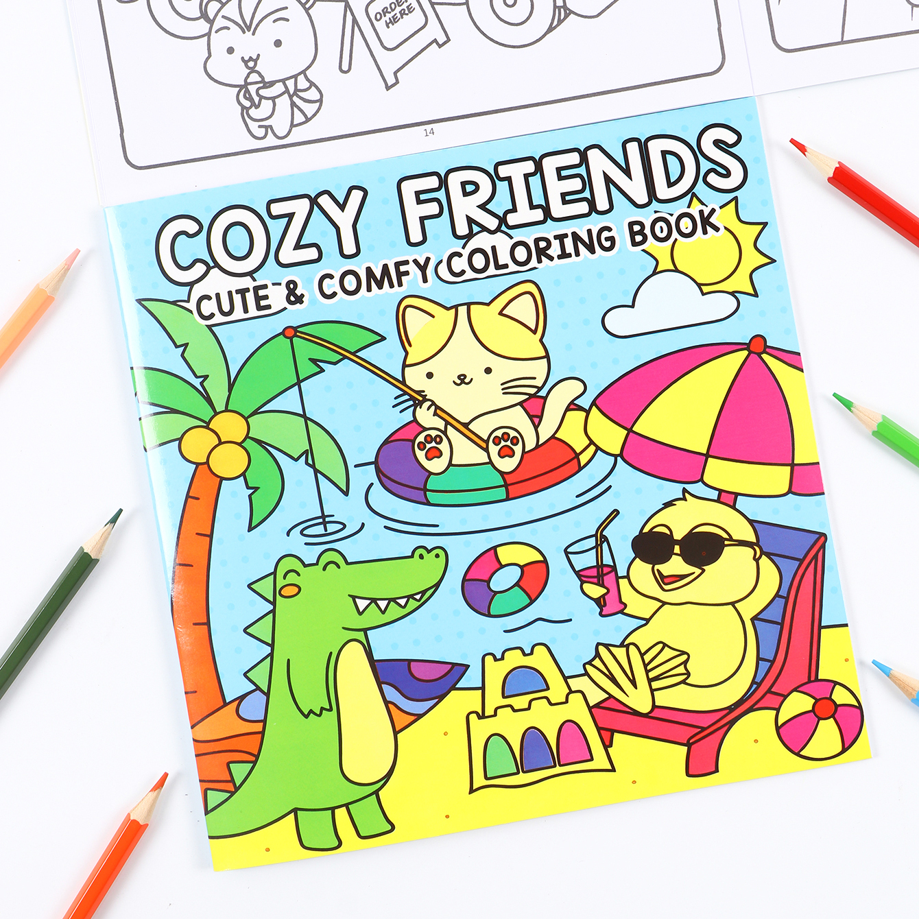 Art Craft Doodle - 24 Pages Kids Coloring Drawing Book