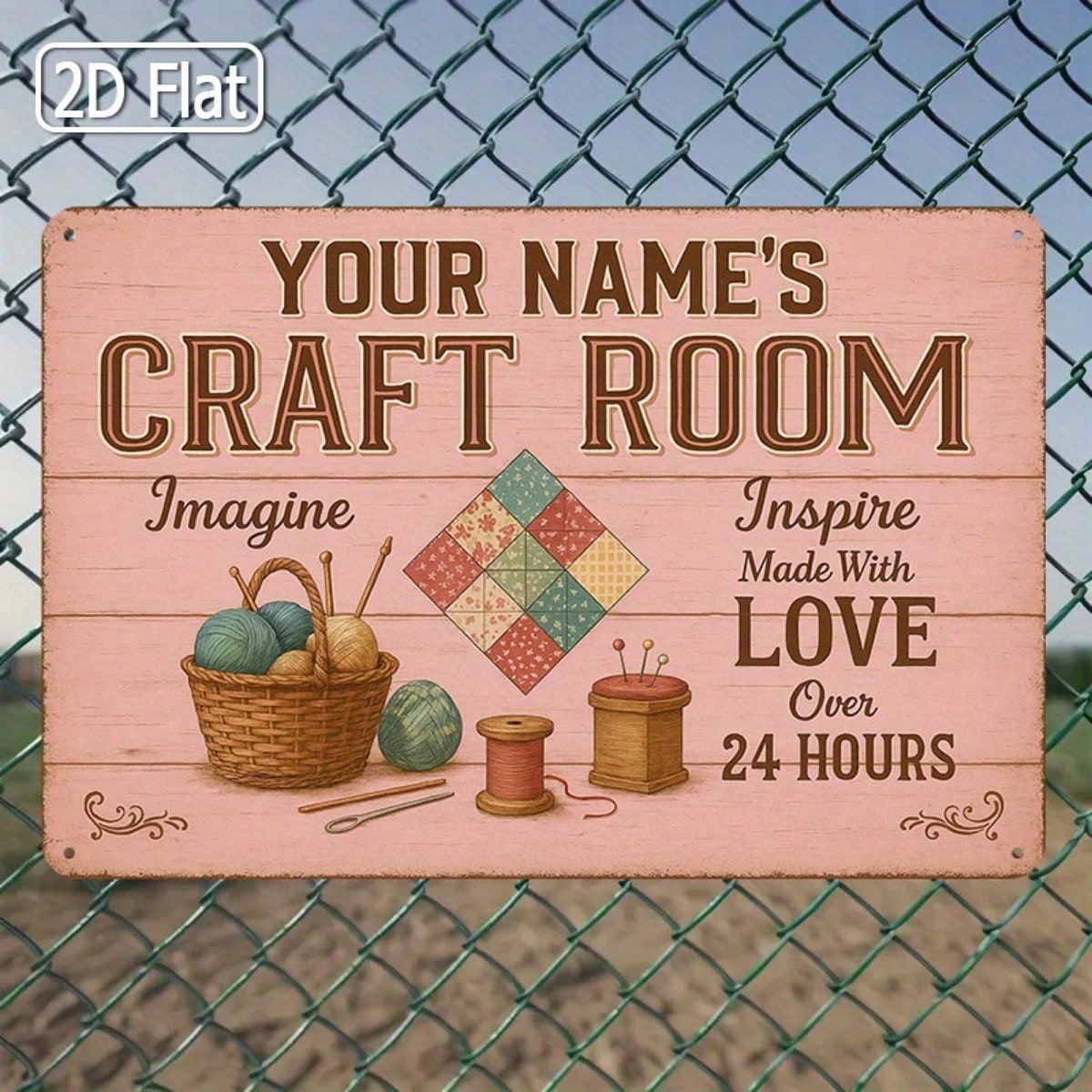1PC Tin Sign Craft Room Decor  - Art Craft Workshop incelemesi ve fiyatı