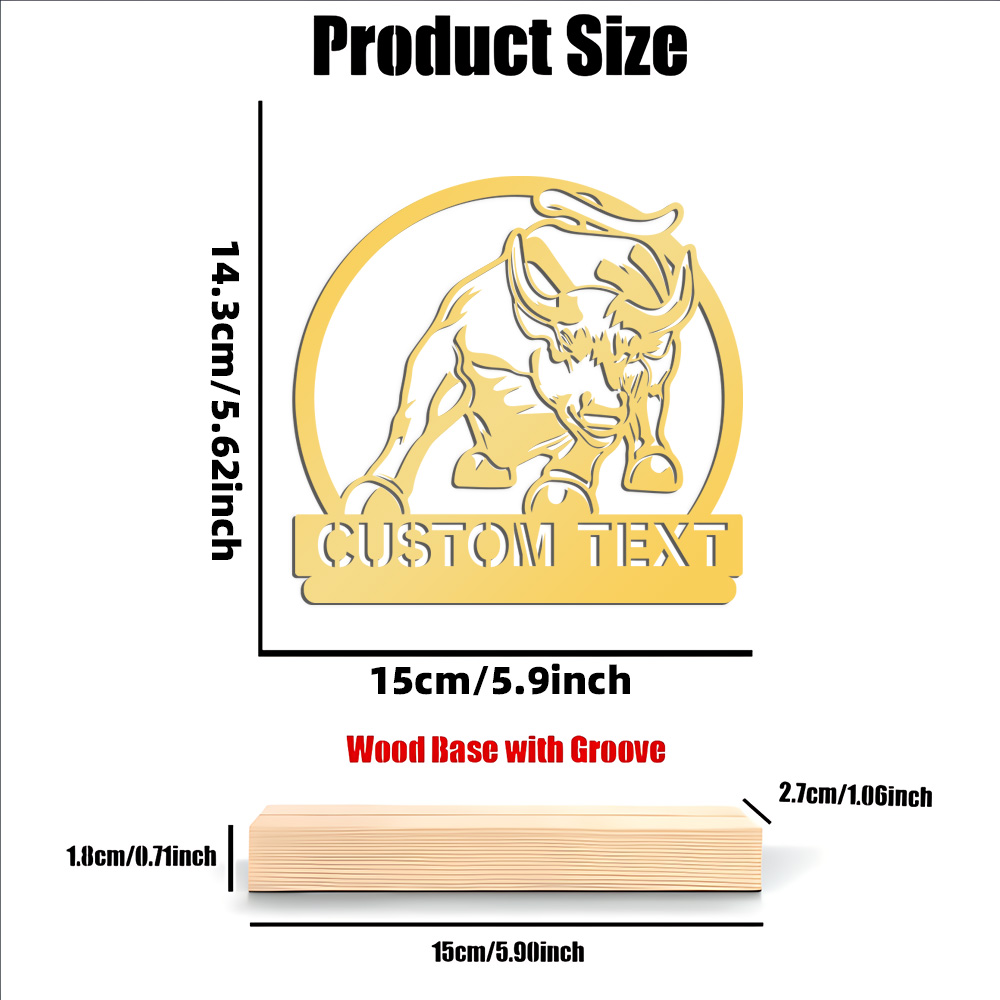 1pc Simple OX or bull Customiz - Art Craft Simple incelemesi ve fiyatı