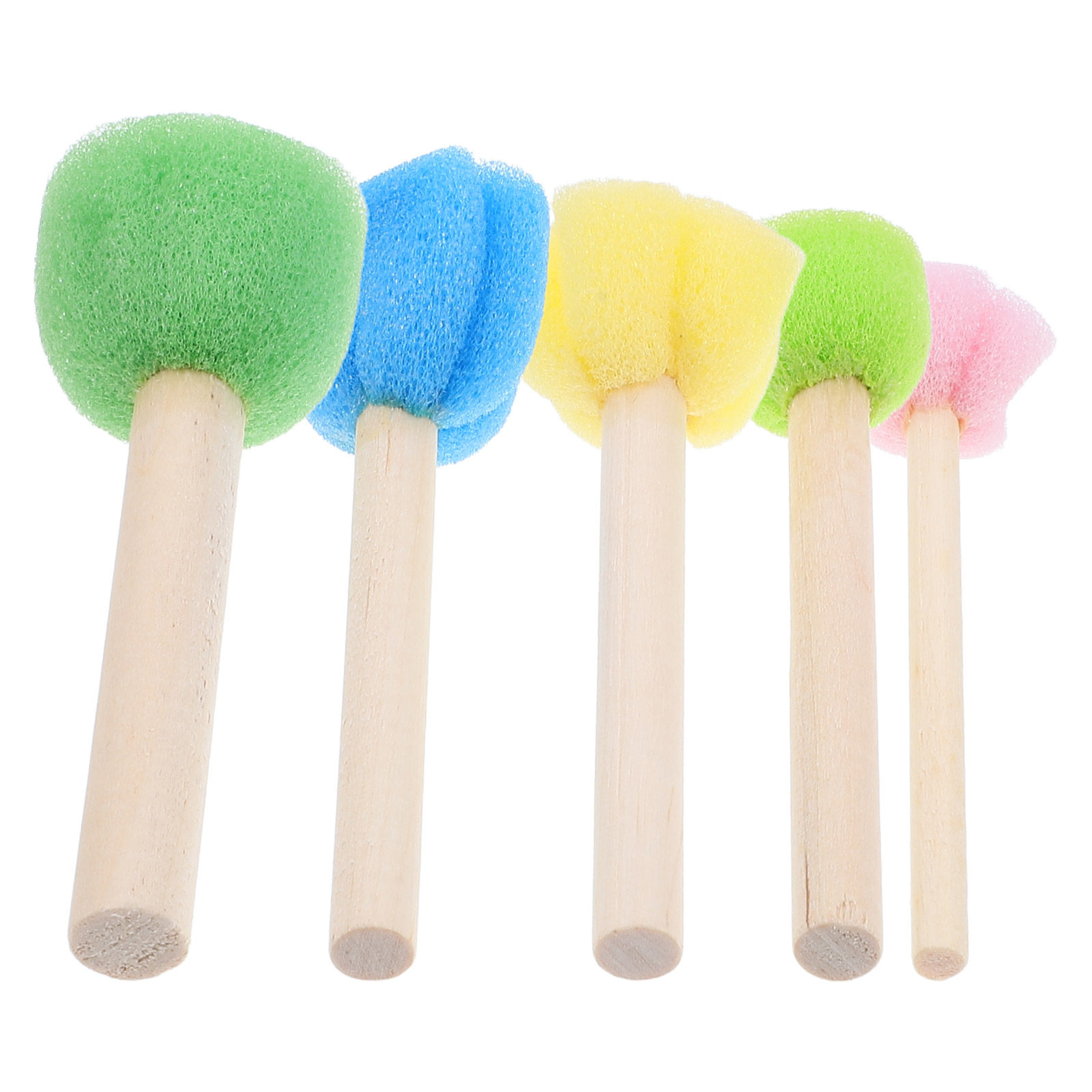 5Pcs Kids Sponge Brush Paintin - Art Craft Doodle incelemesi ve fiyatı
