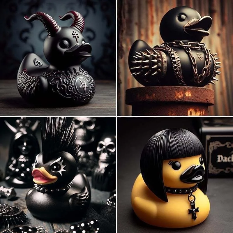 Car Statue Death Rock Duck Orn - Art Craft Duck incelemesi ve fiyatı
