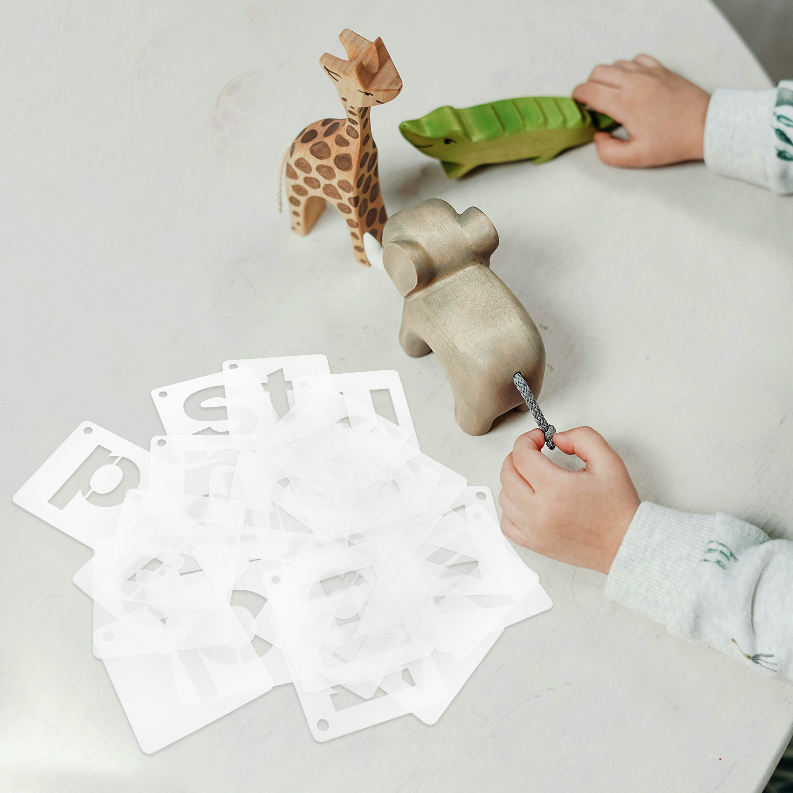1Set Reusable A-Z Alphabet Ste - Art Craft Journals incelemesi ve fiyatı