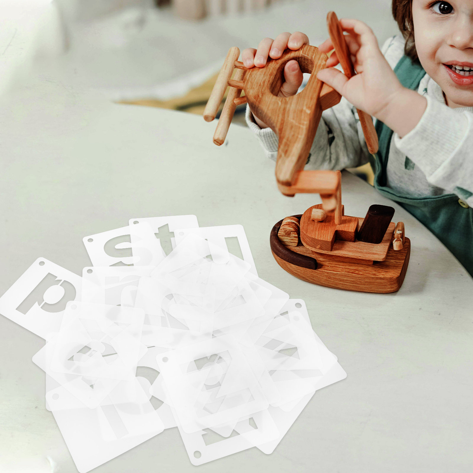 1Set Reusable A-Z Alphabet Ste - Art Craft Journals incelemesi ve fiyatı