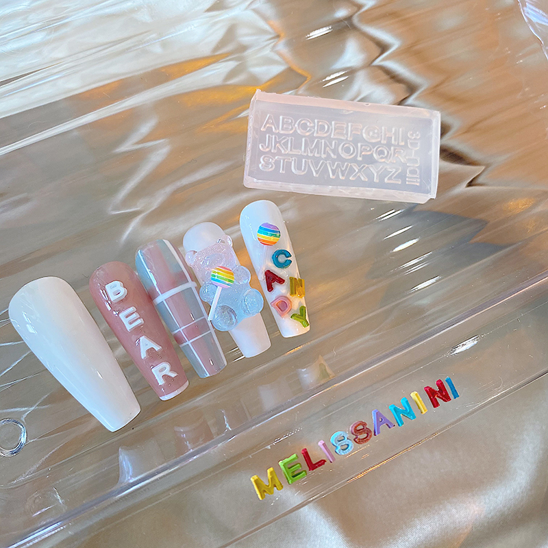 A-Z Letters Nail Art Silicone  - Art And Craft Letter Z incelemesi ve fiyatı