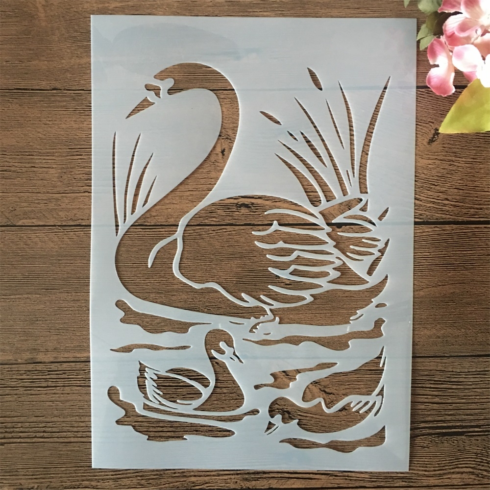 4Pcs A4 29cm Swan Wild Duck La - Art Craft Duck incelemesi ve fiyatı