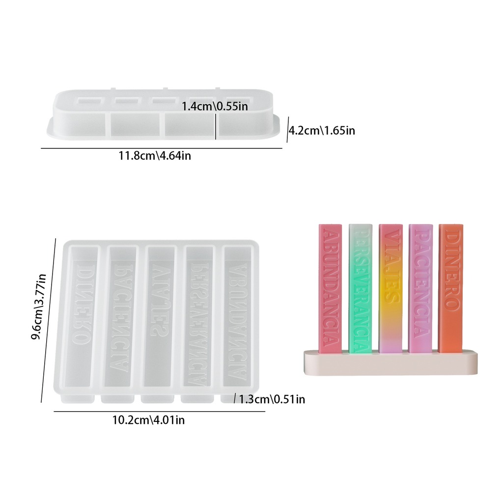 Long Strip Candle Mold Clear P - Art Craft Course incelemesi ve fiyatı
