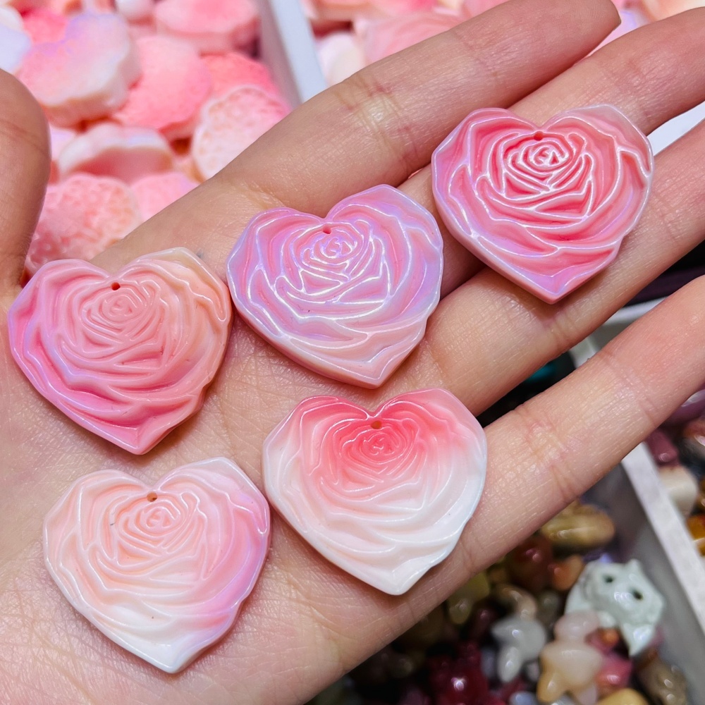 2PCS Natural Queen Shell Stone - Queen Art Craft incelemesi ve fiyatı