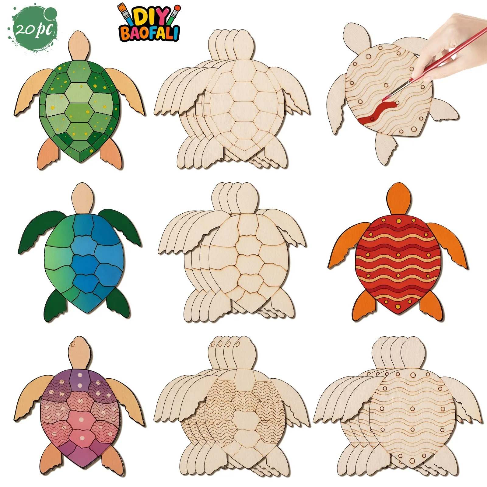 15/20pcs DIY Unfinished Crafts - Art Craft Duck incelemesi ve fiyatı