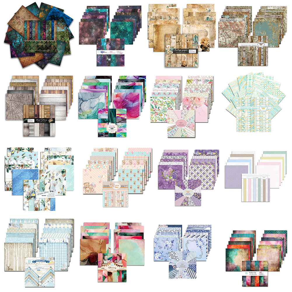 24 Sheets 30x30cm Scrapbook Pa - Art Craft Journals incelemesi ve fiyatı