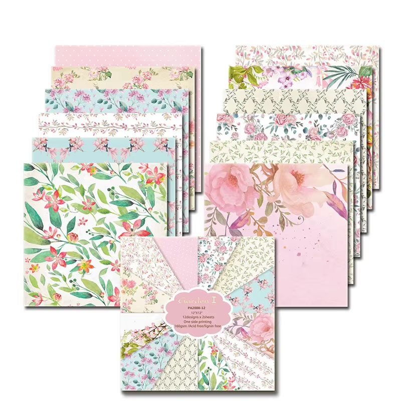 24 Sheets 30x30cm Scrapbook Pa - Art Craft Journals incelemesi ve fiyatı