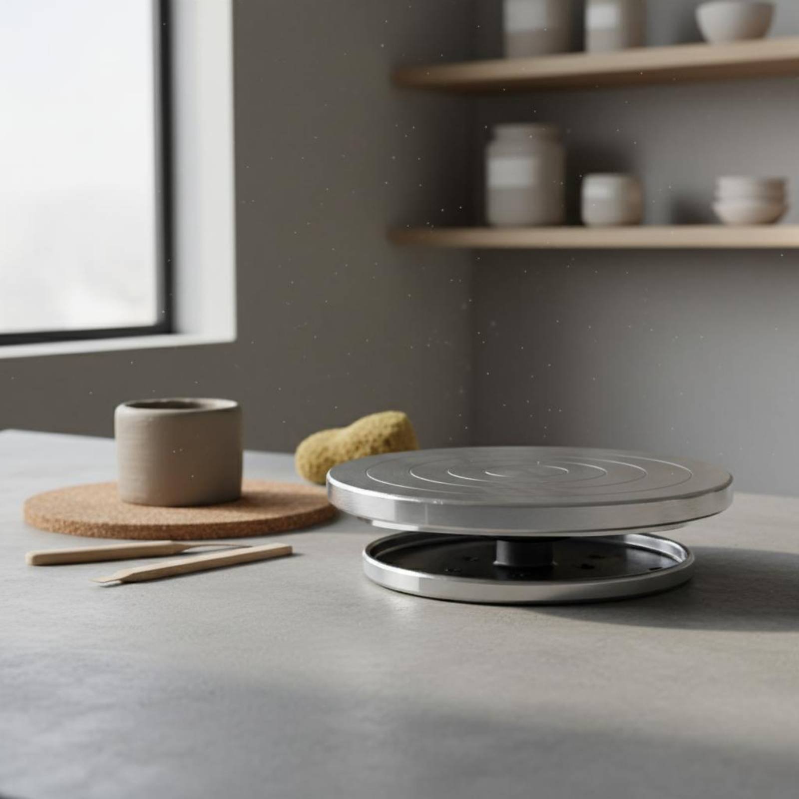 Aluminum Clay Turntable Versat - Art Craft Course incelemesi ve fiyatı