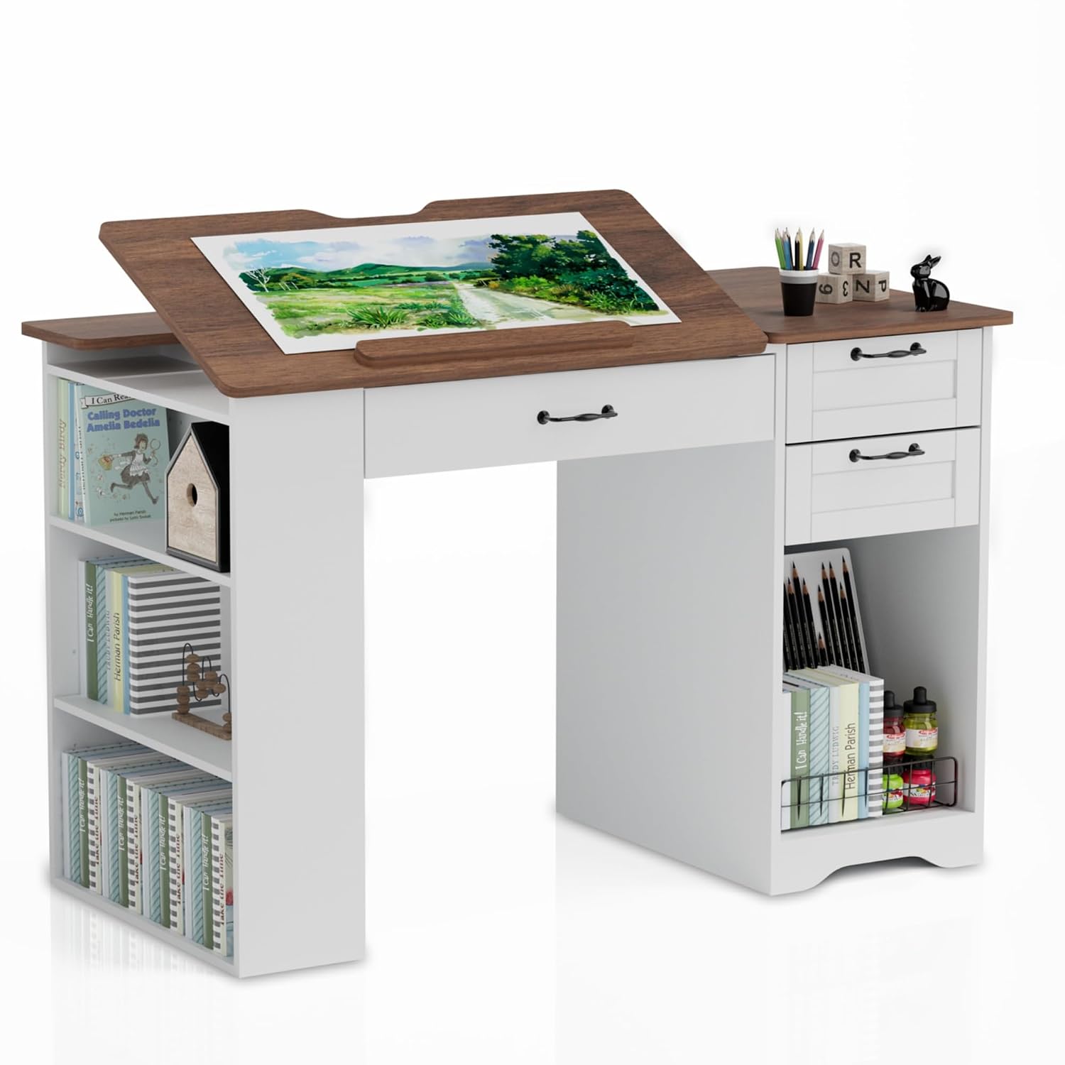 Drafting Table with Storage Ca - Art & Craft Paper Ideas For Kids incelemesi ve fiyatı