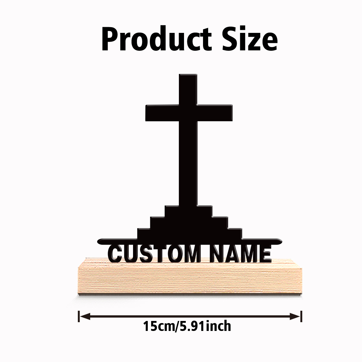 1pc Simple Holy Cross Custom T - Art Craft Simple incelemesi ve fiyatı