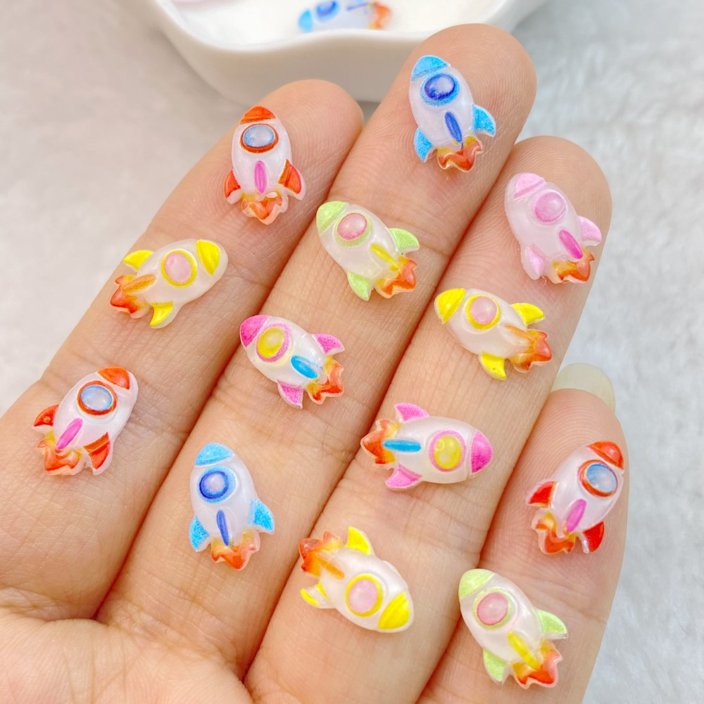 50Pcs New Mixed Nail Art Resin - Art And Craft Rocket incelemesi ve fiyatı