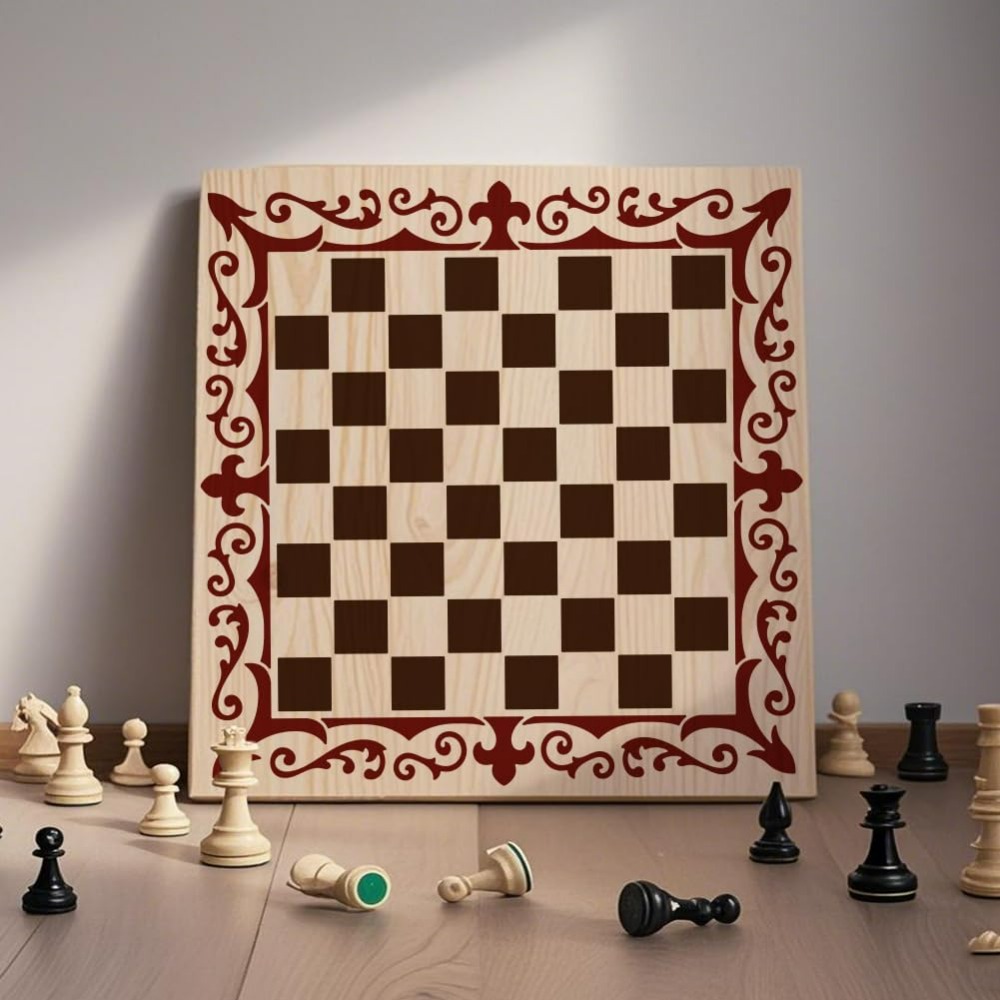 2Pcs Chess Pieces Stencil Lace - Queen Art Craft incelemesi ve fiyatı