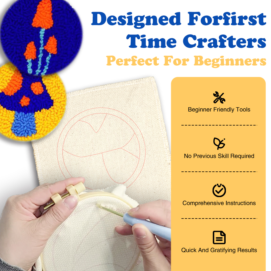 Punch Needle Coaster Simple la - Art Craft Simple incelemesi ve fiyatı