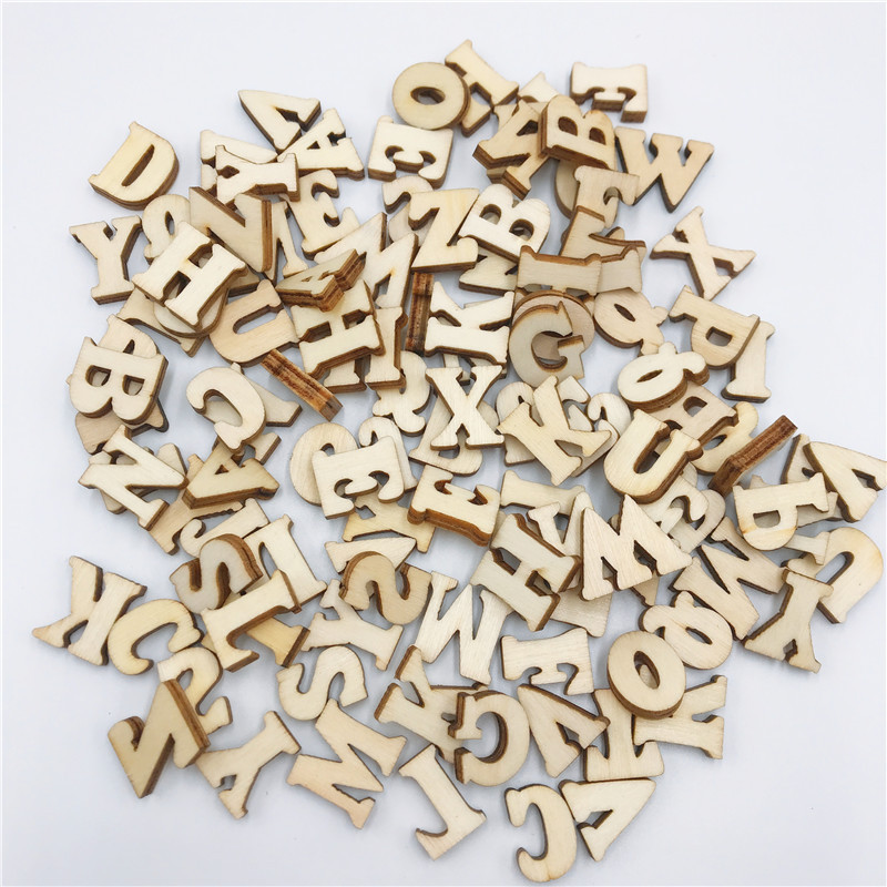 100/200/400PCS Mini Unfinished - Art And Craft Letter Z incelemesi ve fiyatı