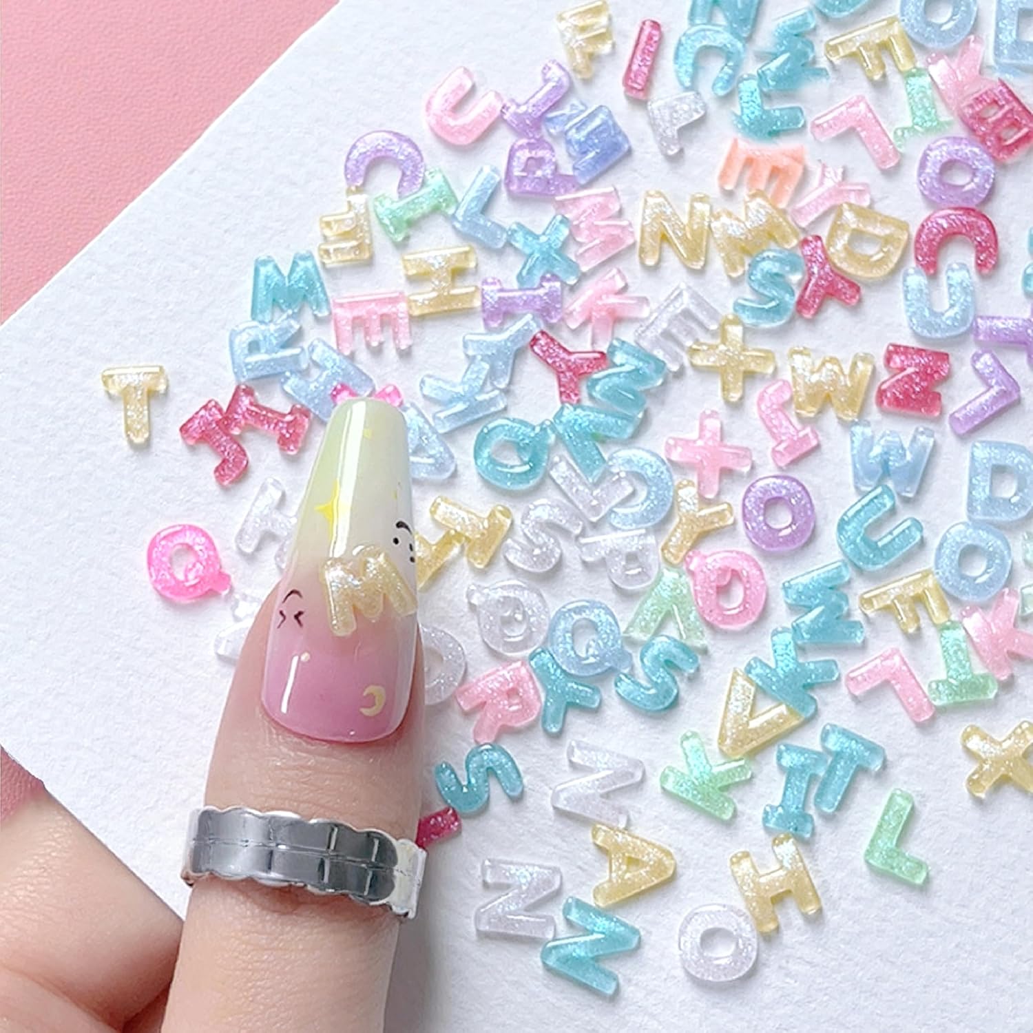 100pcs 3D Colorful Letter Nail - Art And Craft Letter Z incelemesi ve fiyatı