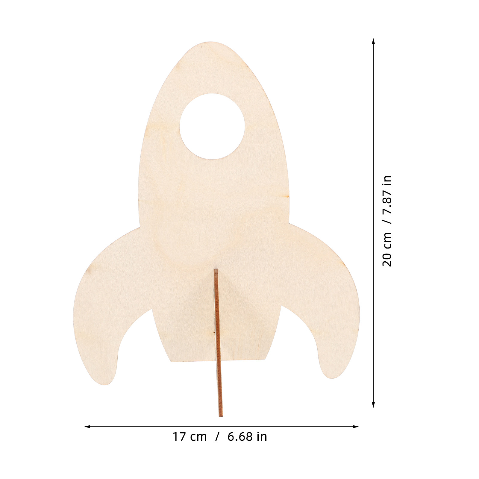 5Pcs Wooden Rocket Shape DIY P - Art And Craft Rocket incelemesi ve fiyatı