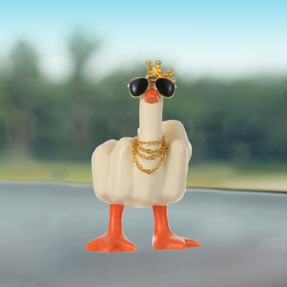 Cute Resin Mid-Finger Duck Dec - Art Craft Duck incelemesi ve fiyatı