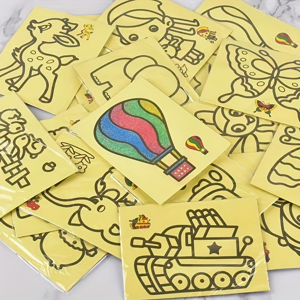Childrens DIY Sand Art Kit Car - Art Craft Doodle incelemesi ve fiyatı