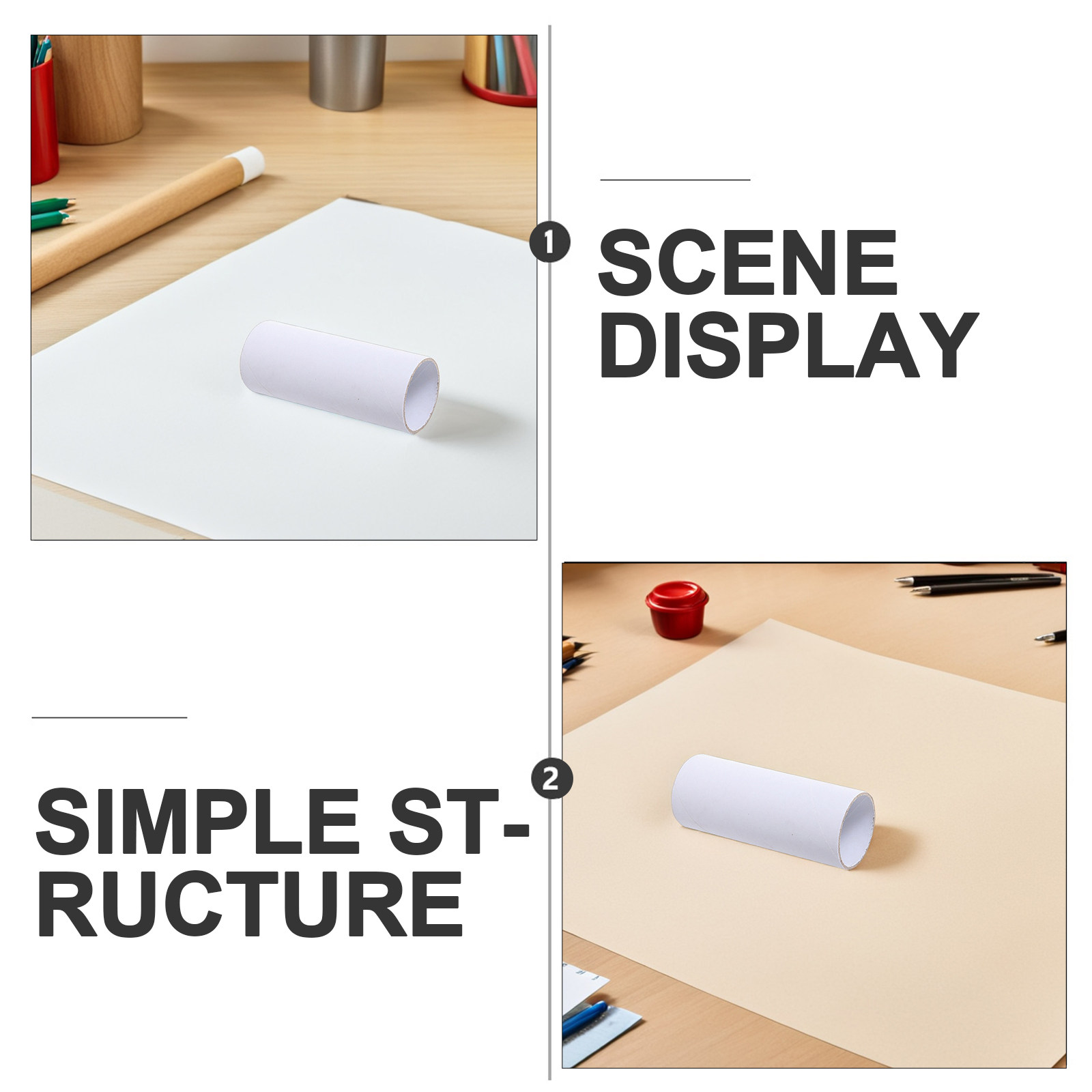 10Pcs Doodle Paper Tubes Kraft - Art Craft Doodle incelemesi ve fiyatı