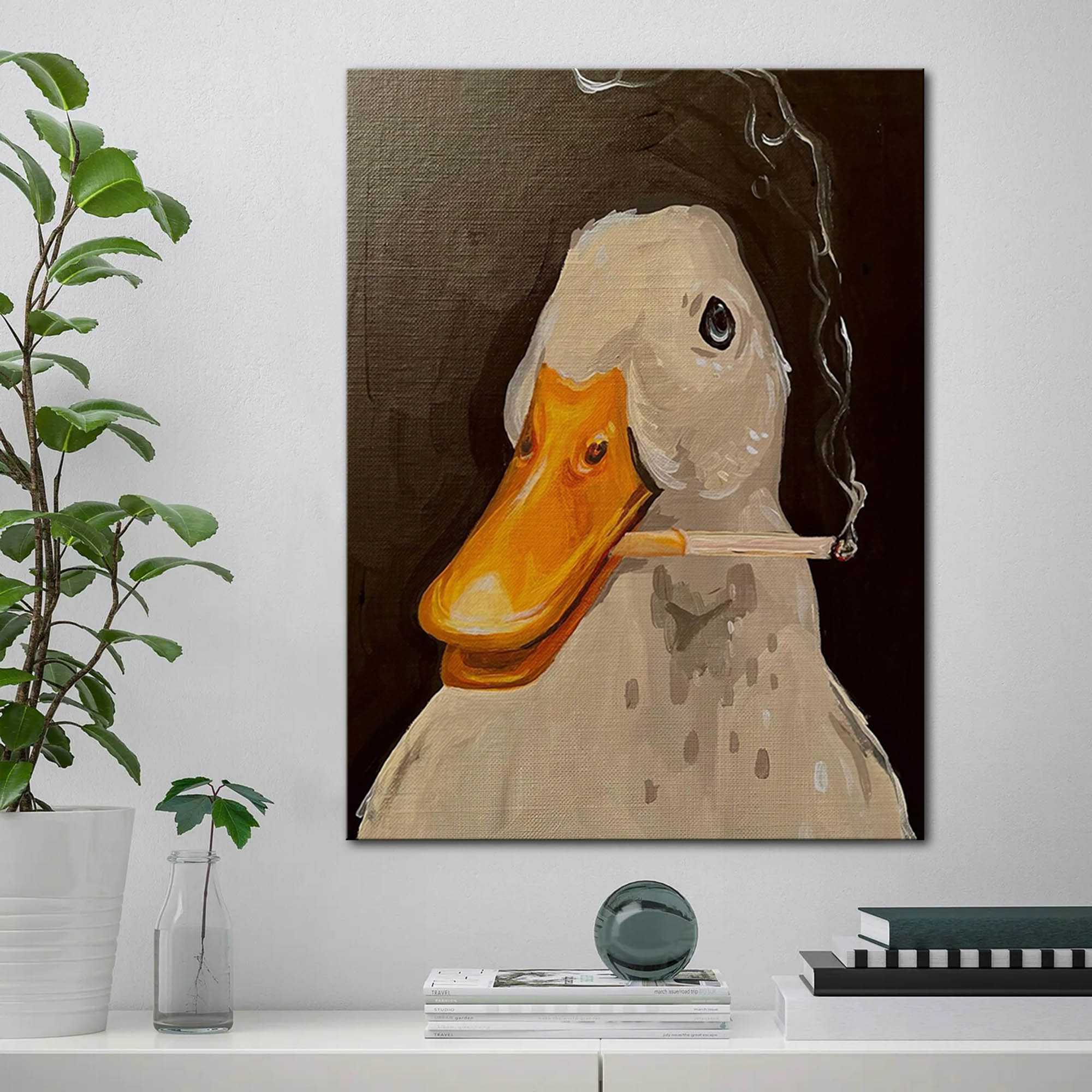 Duck Fun Illustration Canvas W - Art Craft Duck incelemesi ve fiyatı