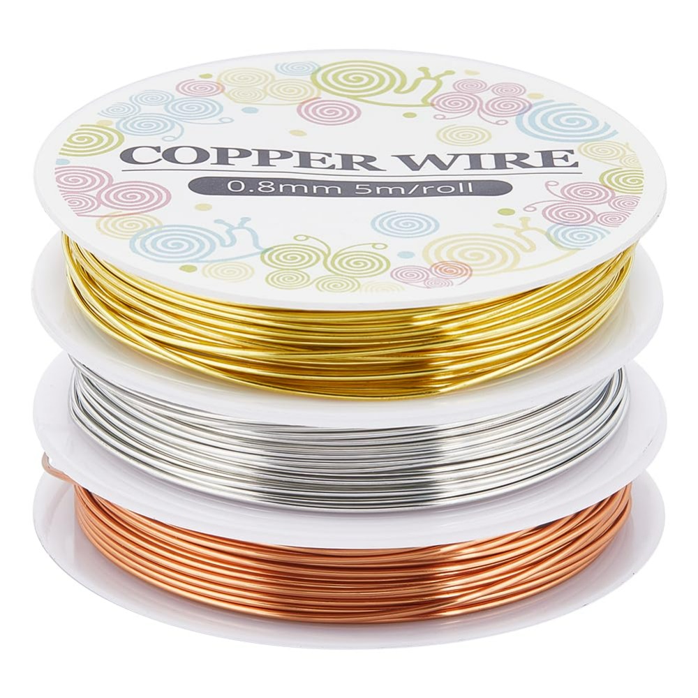 12.8M Copper Jewelry Wire 0.8m - Art Craft Wire incelemesi ve fiyatı