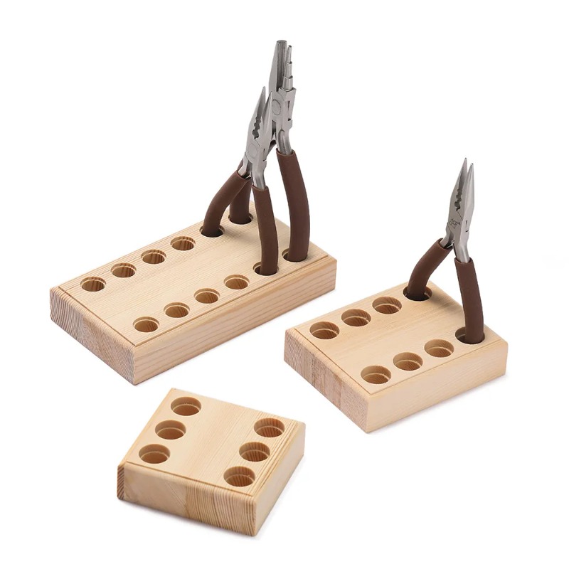1pc Wooden Pliers Storage Hold - Art Craft Wire incelemesi ve fiyatı