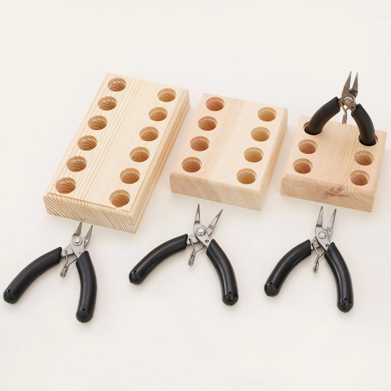 1pc Wooden Pliers Storage Hold - Art Craft Wire incelemesi ve fiyatı
