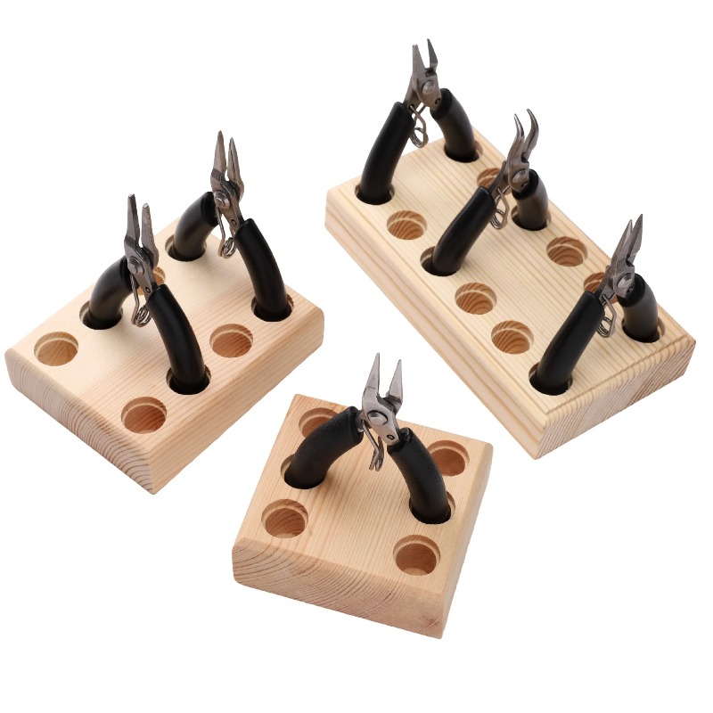 1pc Wooden Pliers Storage Hold - Art Craft Wire incelemesi ve fiyatı