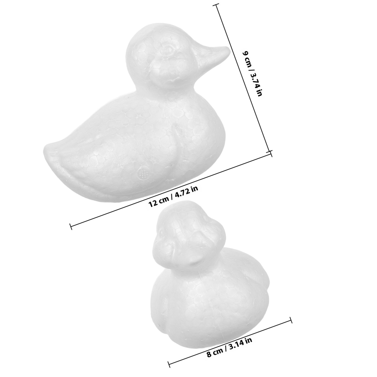 5pcs Foam Duck Shapes White Po - Art Craft Duck incelemesi ve fiyatı