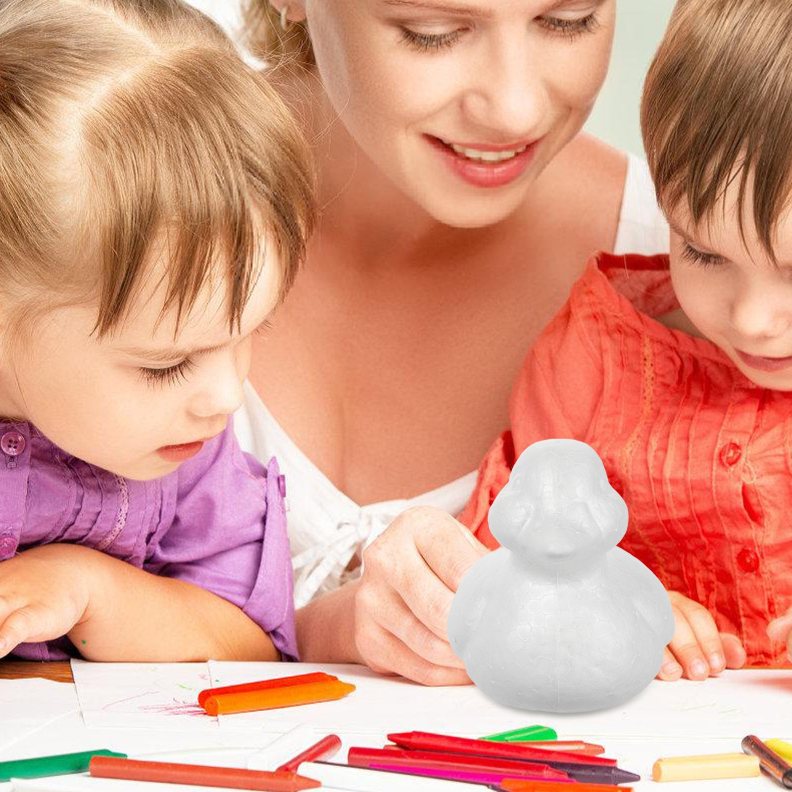 5pcs Foam Duck Shapes White Po - Art Craft Duck incelemesi ve fiyatı