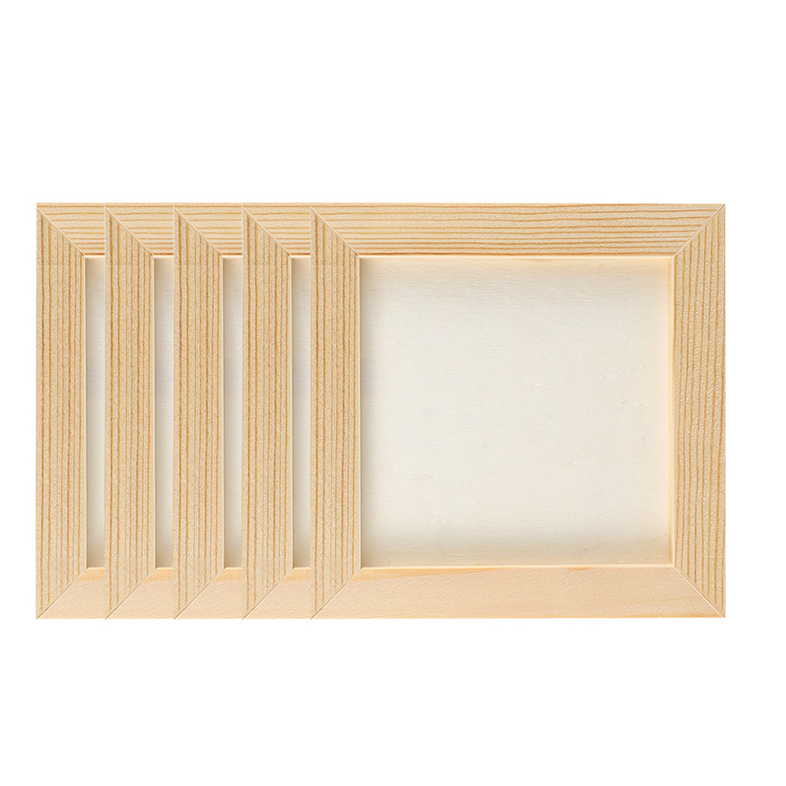 8Pcs Clay Blank Frames DIY Woo - Art Craft Simple incelemesi ve fiyatı