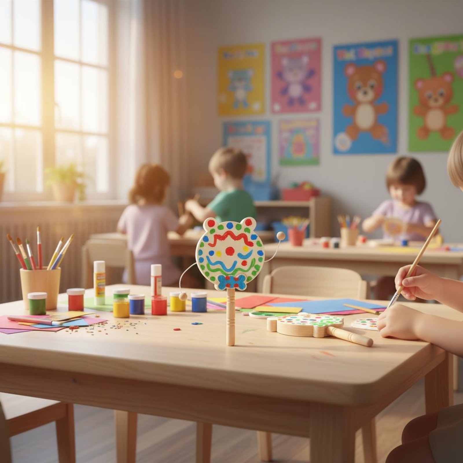 DIY Wooden Rattle Drum Even-Su - Art Craft Workshop incelemesi ve fiyatı