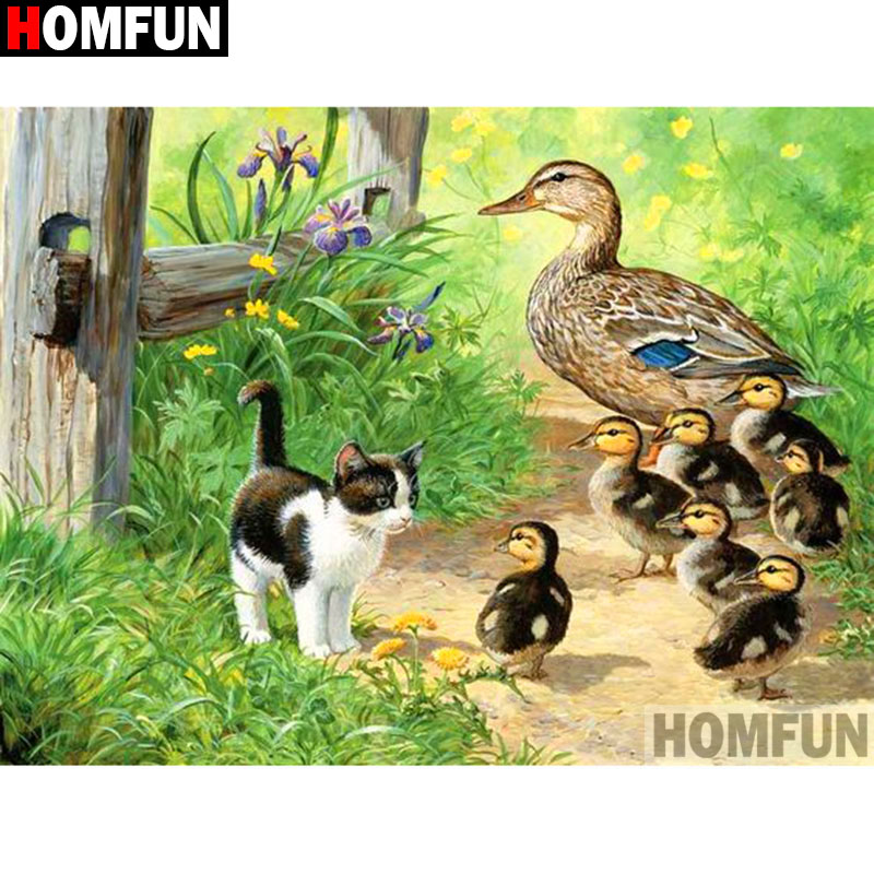 HOMFUN Full Square/Round Drill - Art Craft Duck incelemesi ve fiyatı