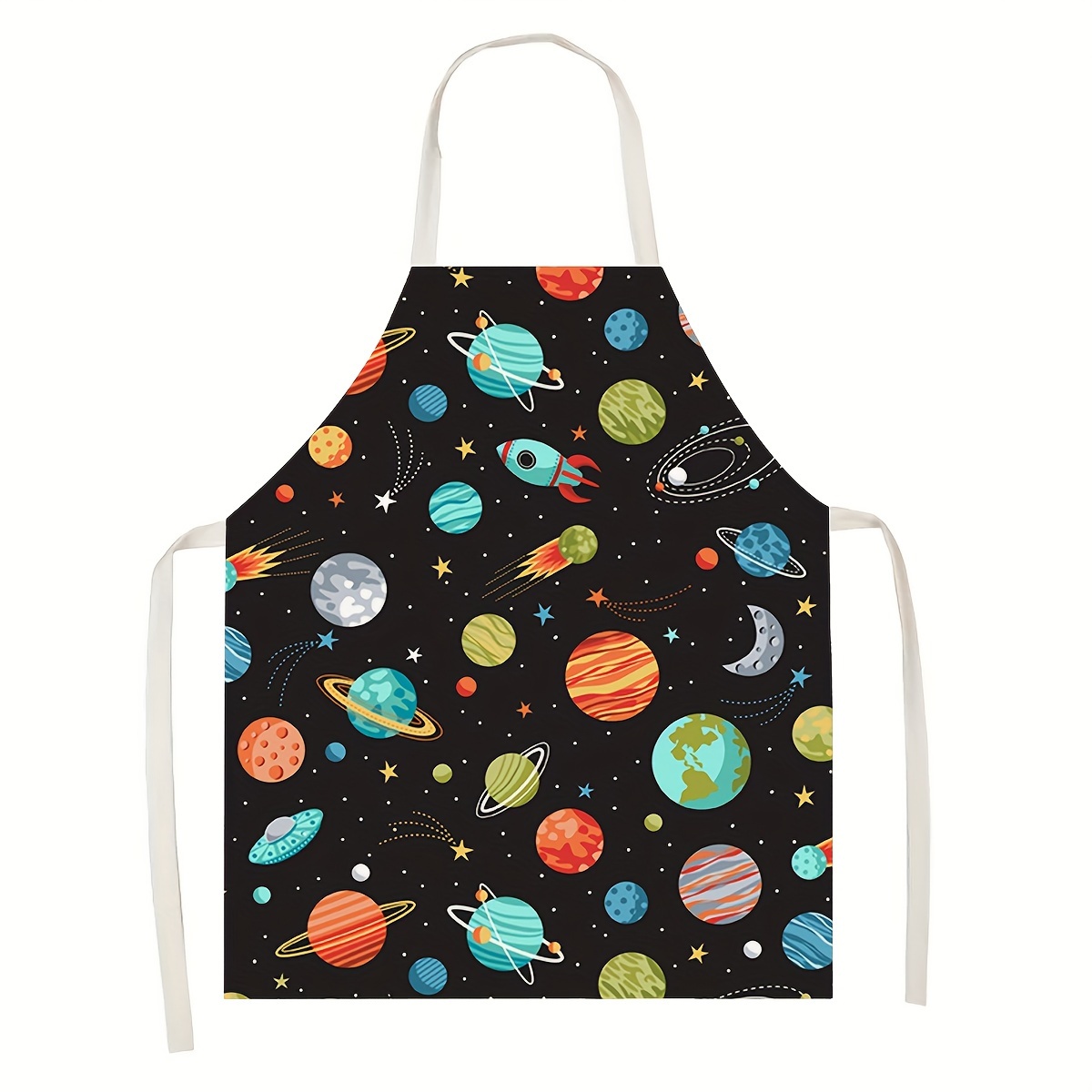 1pc Kids Apron Space Theme Roc - Art And Craft Rocket incelemesi ve fiyatı