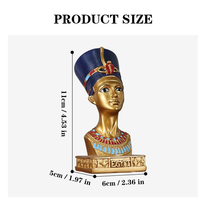 Egyptian Queen Ornament Resin  - Queen Art Craft incelemesi ve fiyatı