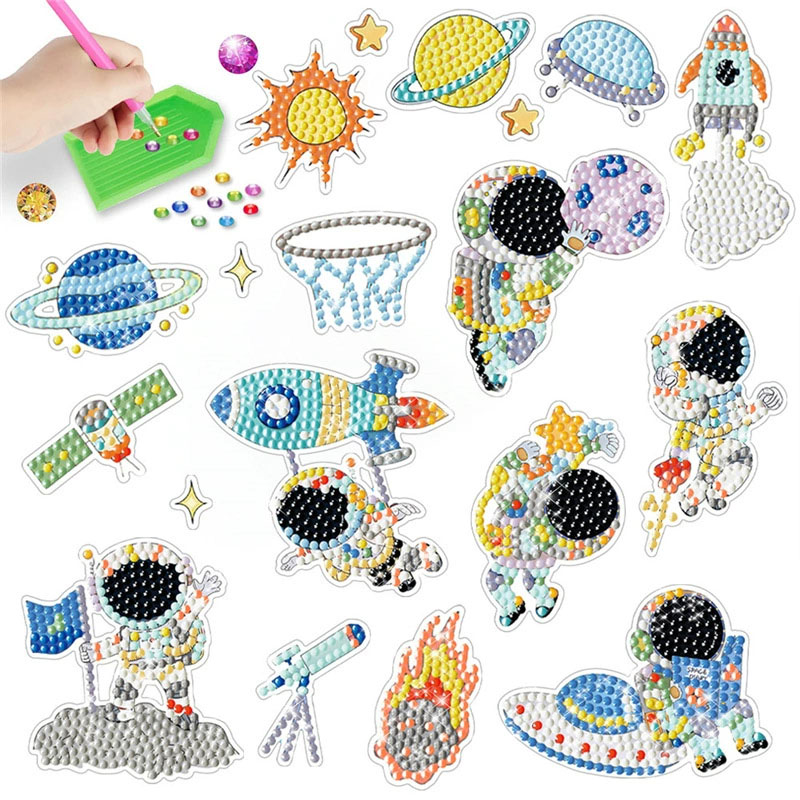 Space Diamond Art Kit For Kids - Art And Craft Rocket incelemesi ve fiyatı