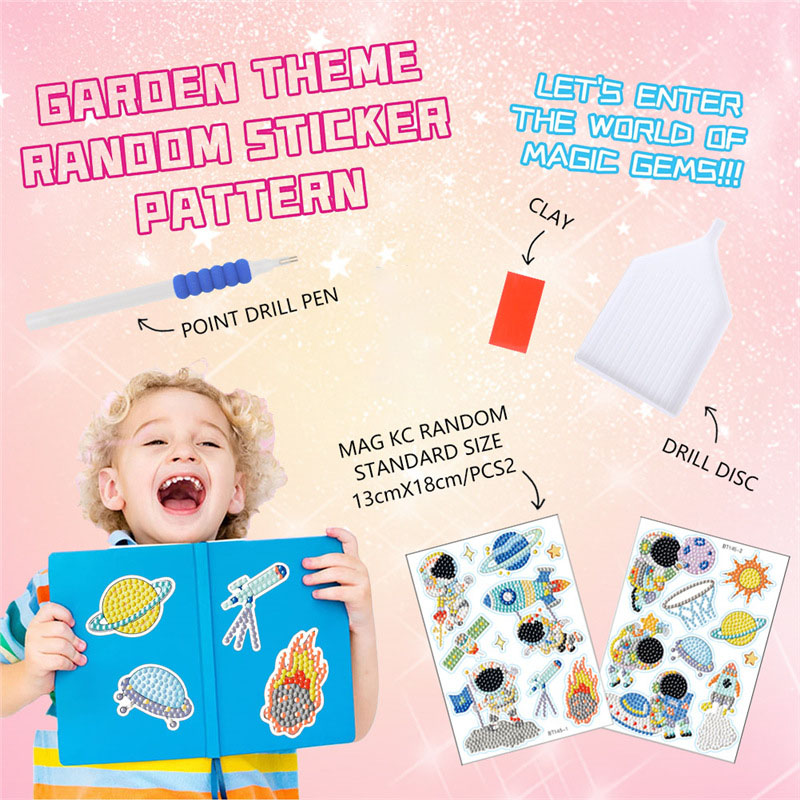 Space Diamond Art Kit For Kids - Art And Craft Rocket incelemesi ve fiyatı