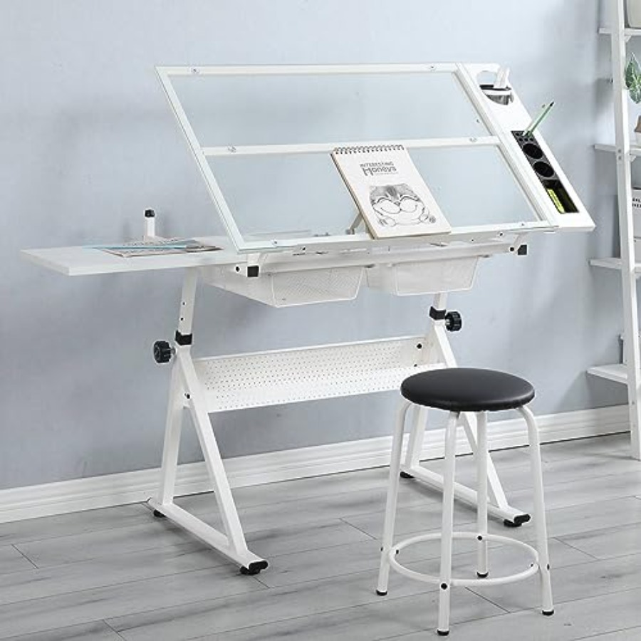 Drafting Table with Stool Mode - Art & Craft Paper Ideas For Kids incelemesi ve fiyatı