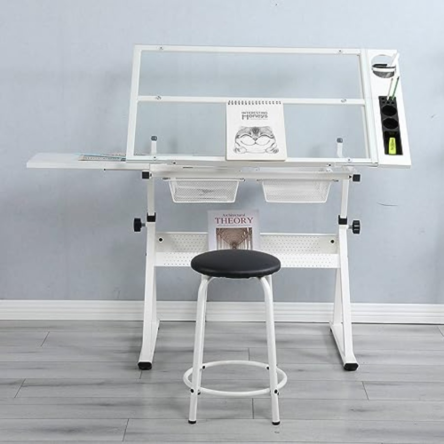 Drafting Table with Stool Mode - Art & Craft Paper Ideas For Kids incelemesi ve fiyatı