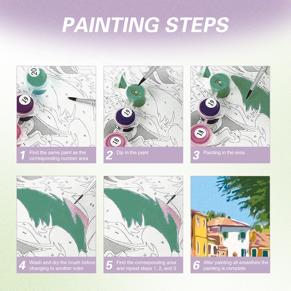 1pc frameless Simple Painting  - Art Craft Simple incelemesi ve fiyatı