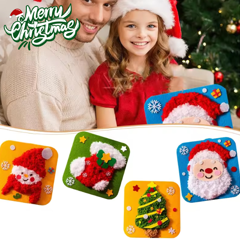 Preschool DIY Felt Art Set Edu - Art Craft Christmas Ideas incelemesi ve fiyatı