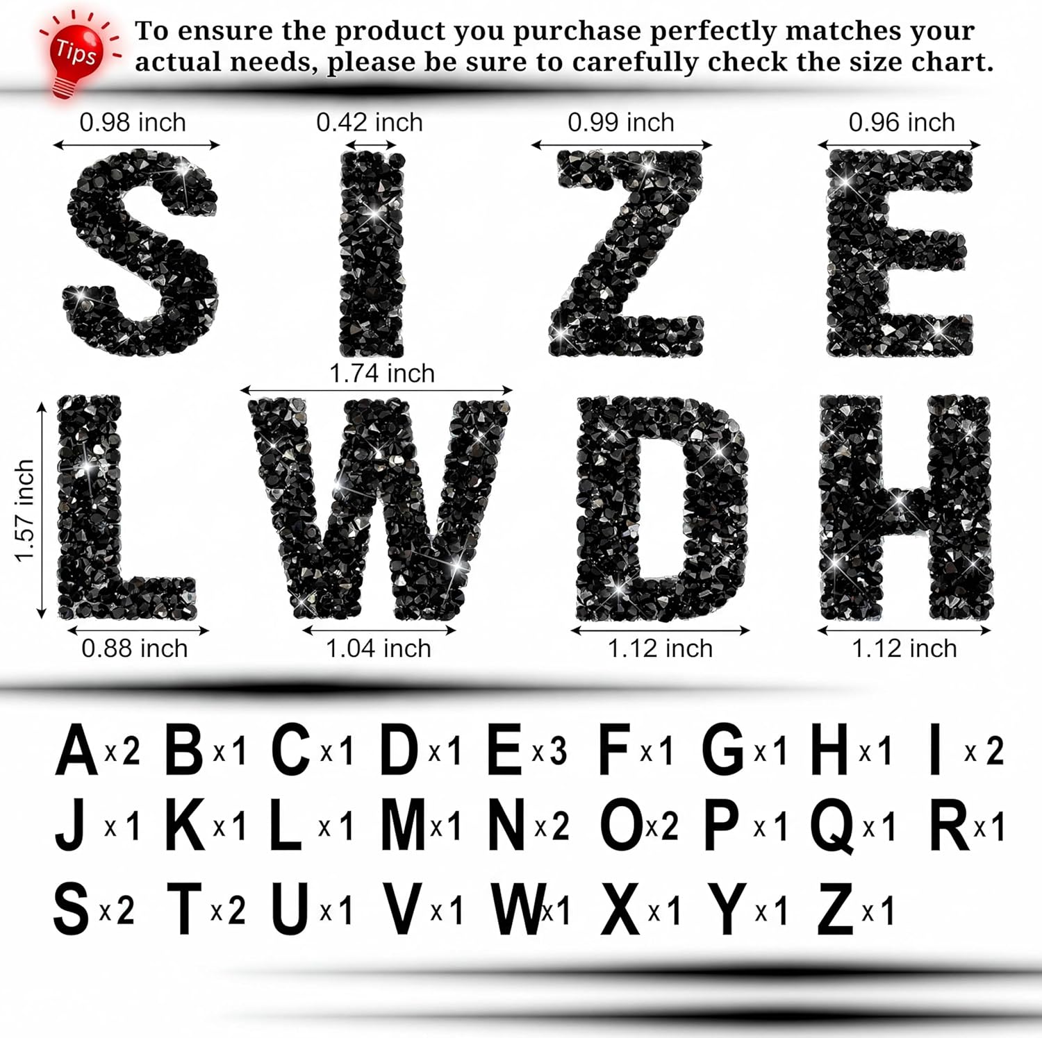 34Pcs Resin Rhinestone Alphabe - Art And Craft Letter Z incelemesi ve fiyatı