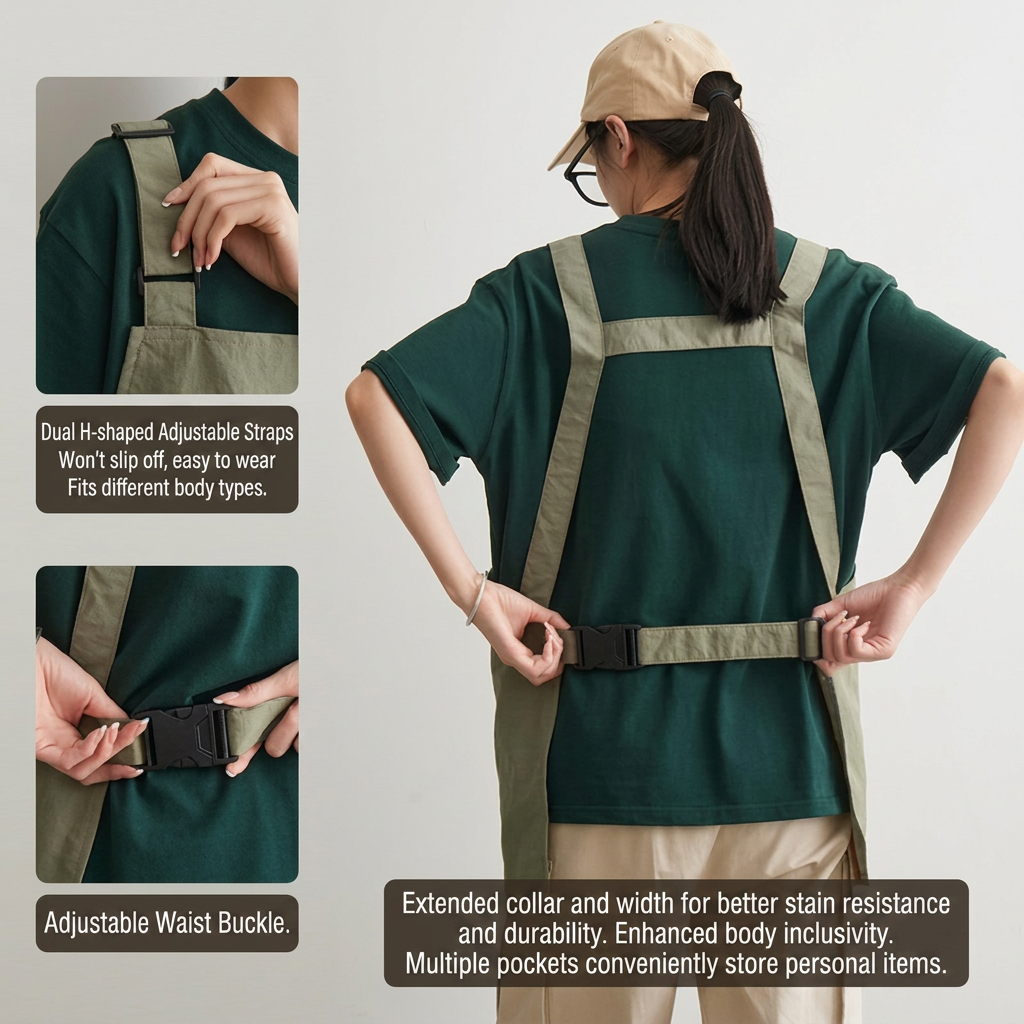 Coffee Shop Apron Minimalist U - Art Craft Workshop incelemesi ve fiyatı