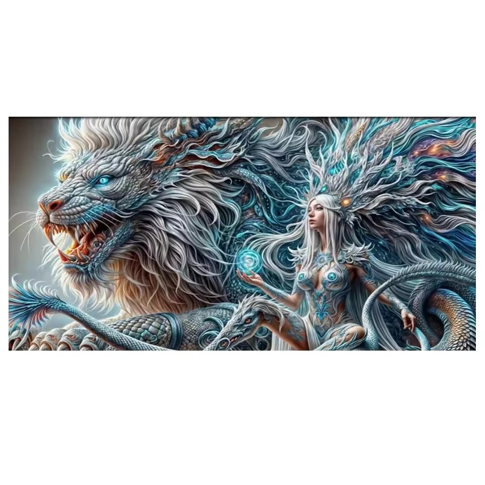 Gothic Dragon Queen 5D Diy Dia - Queen Art Craft incelemesi ve fiyatı