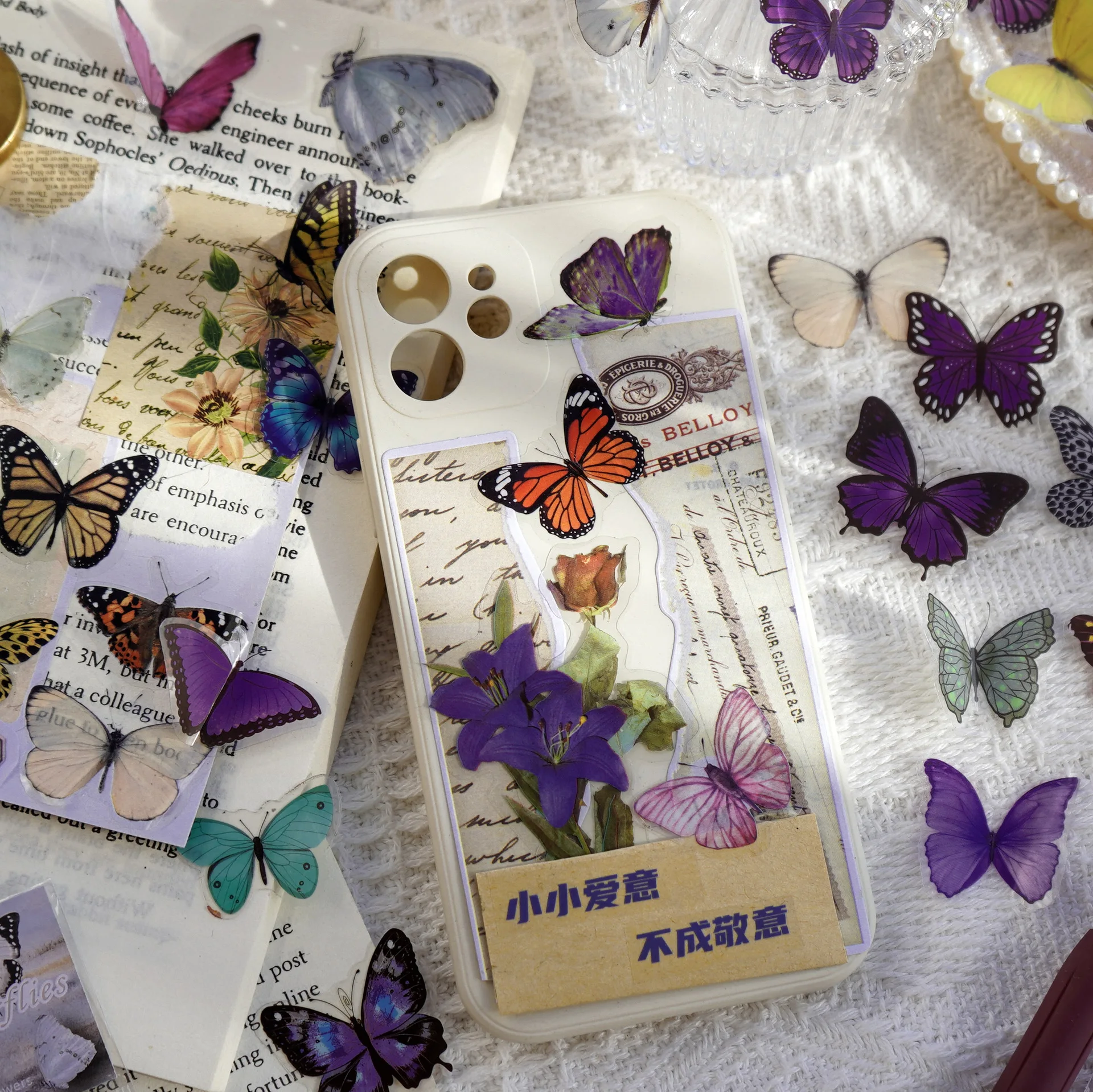 Journamm 40pcs/pack Butterfly  - Art Craft Journals incelemesi ve fiyatı