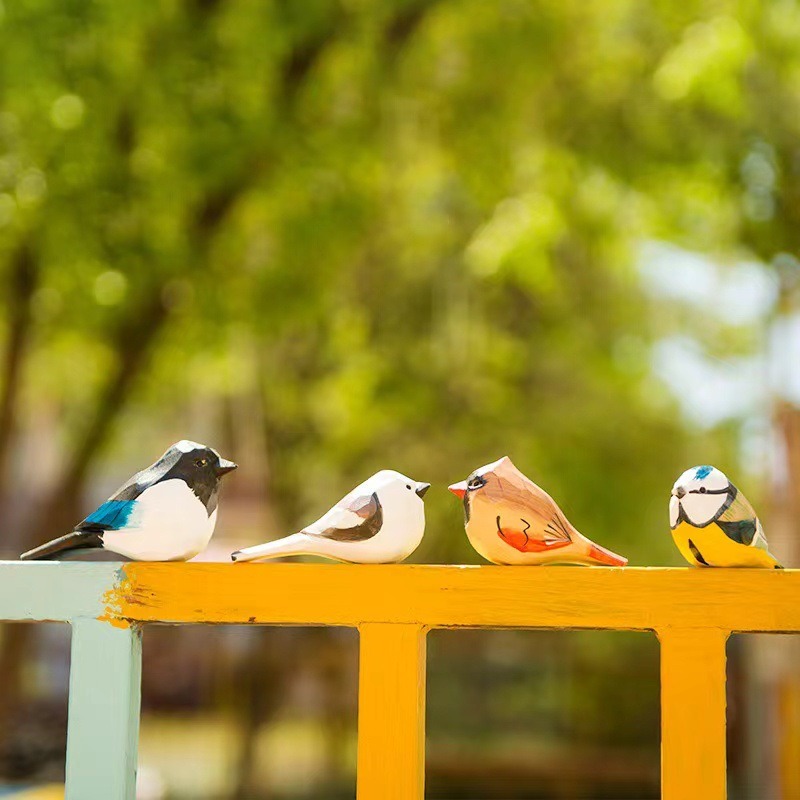 Hand Carved Wooden Bird Figuri - Art Craft Christmas Ideas incelemesi ve fiyatı