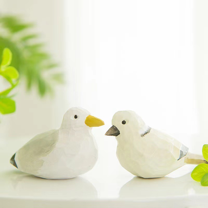 Hand Carved Wooden Bird Figuri - Art Craft Christmas Ideas incelemesi ve fiyatı